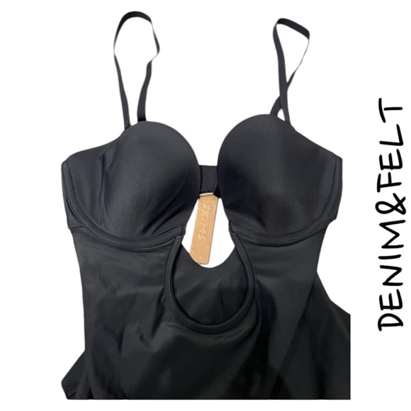 SKIMS DEEP PLUNGE SHAPEWEAR THONG BODYSUIT |STYLE: BD-THG-2959 |COLOR:ONYX |NEW - Picture 5 of 10